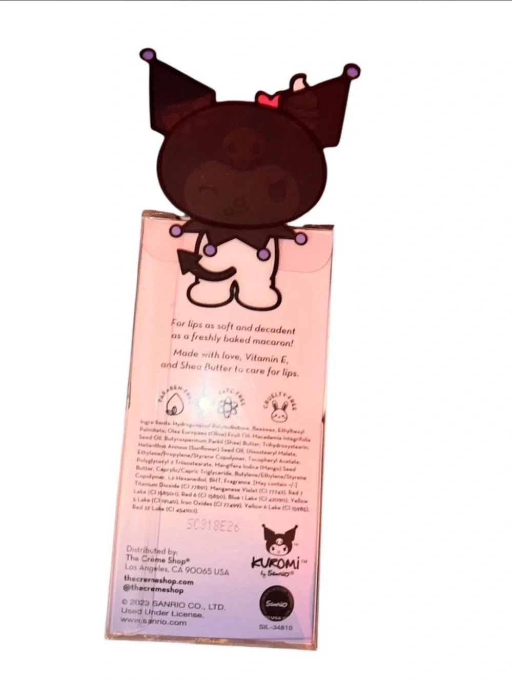 The Crème Shop Kuromi Macaron Lip Balm